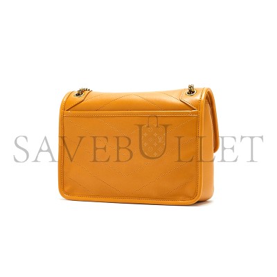 YSL NIKI BABY CHAIN BAG IN LAMBSKIN 633160AAEAW7923 (21*16*7.5cm)